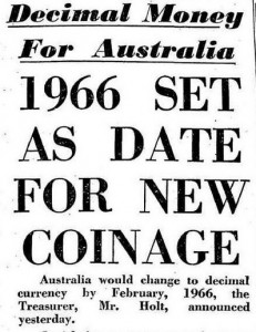 Australian Decimal Date Decided